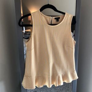 Ann Taylor peplum tank top